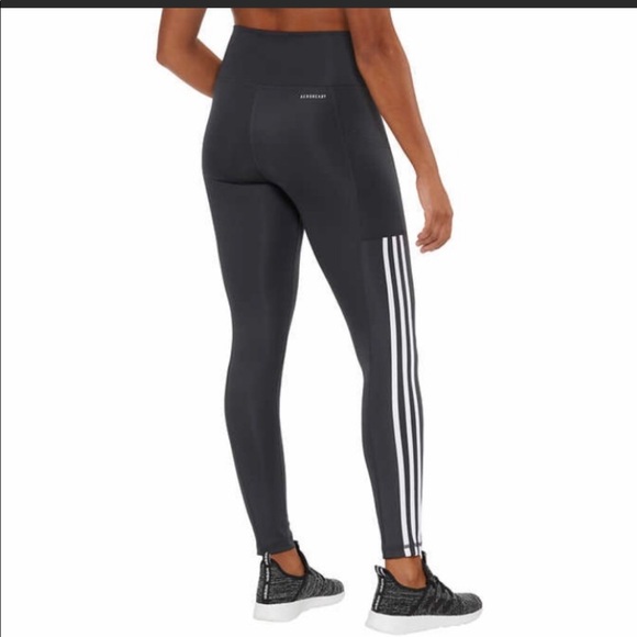 NWT ADIDAS 7/8 Active 3 Stripe Aeroready Legging - Picture 4 of 7